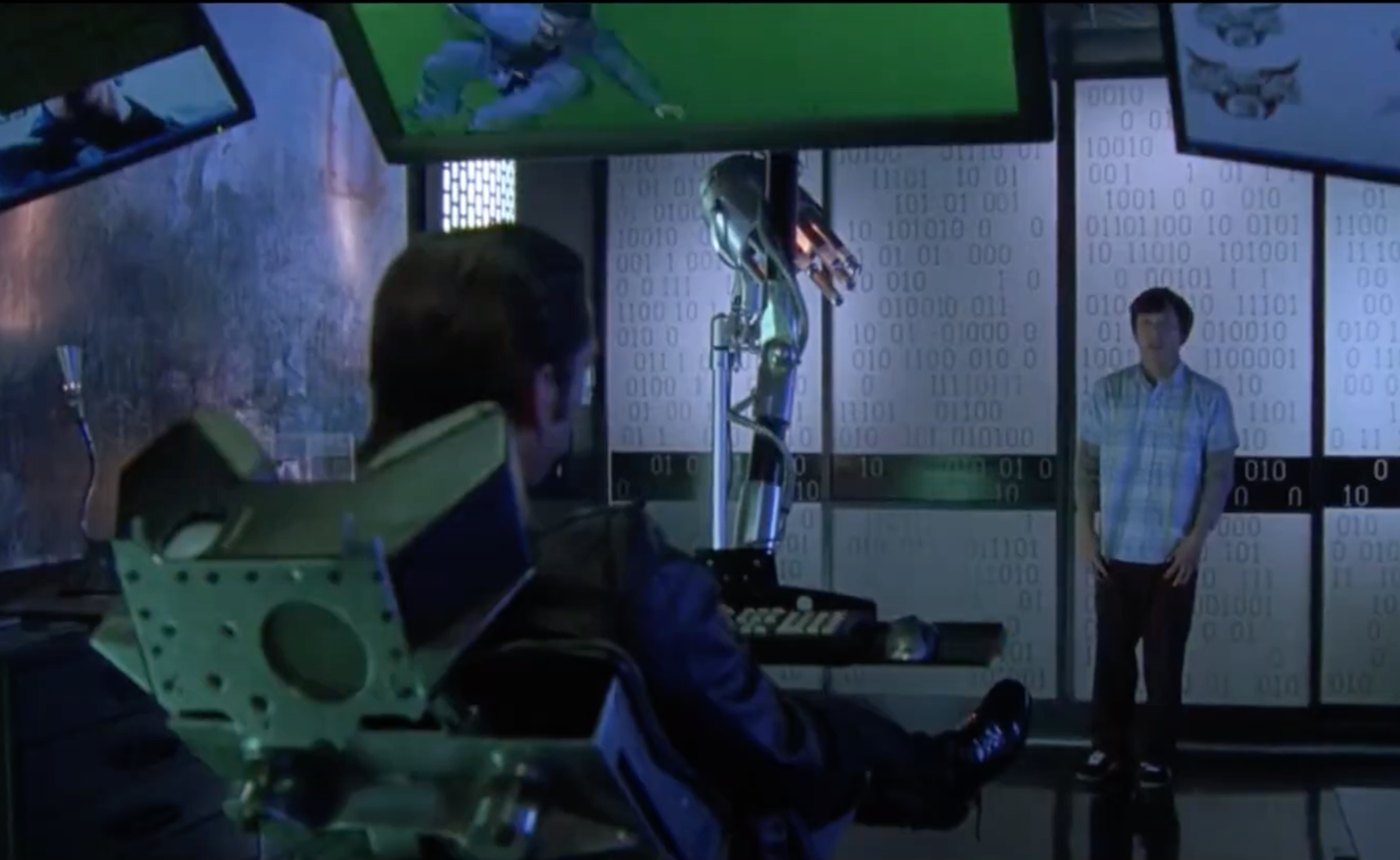 Screenshot of Grandma's Boy Movie of JP Coding Eternal Deathslayer 3 in His Office